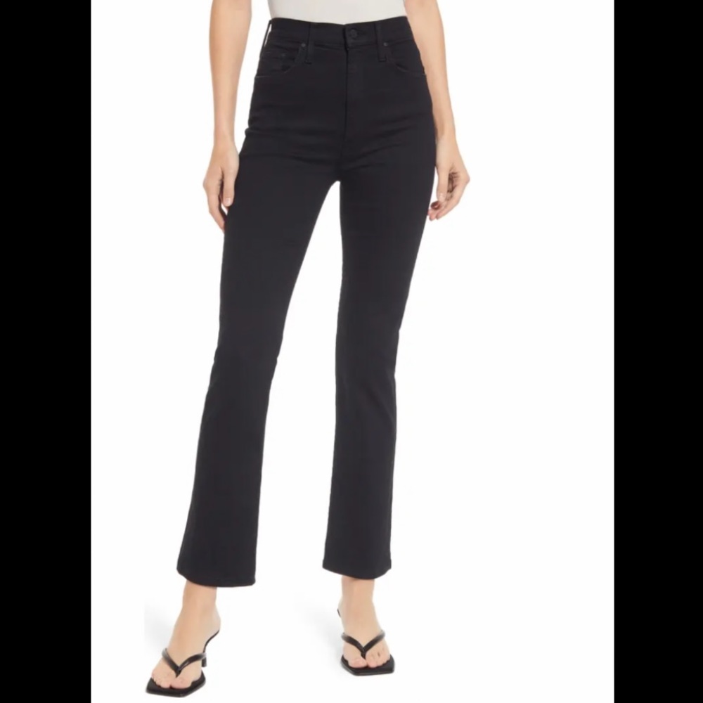 MOTHER Denim High Waist Rider Ankle Jeans I’m Not Guilty